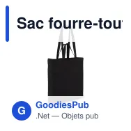 Sac fourre-tout personnalisable en coton coloré à soufflet avec logo - 140 g/m² - Miniature 3
