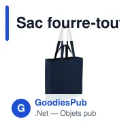 Sac fourre-tout personnalisable en coton coloré à soufflet avec logo - 140 g/m² - Miniature 4