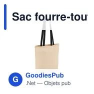 Sac fourre-tout personnalisable en coton coloré 140 g/m² avec logo - 38 x 42 cm - Miniature 2