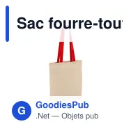 Sac fourre-tout personnalisable en coton coloré 140 g/m² avec logo - 38 x 42 cm - Miniature 4