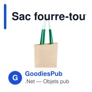 Sac fourre-tout personnalisable en coton coloré 140 g/m² avec logo - 38 x 42 cm - Miniature 6