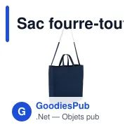 Sac fourre-tout personnalisable en coton coloré 220 g/m² avec logo - 40 x 44 cm - Miniature 4