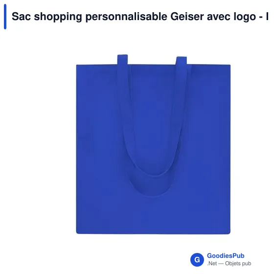 Sac shopping personnalisable Geiser avec logo - Rouge - Image 10
