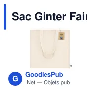 Sac Ginter Fairtrade - Miniature 1