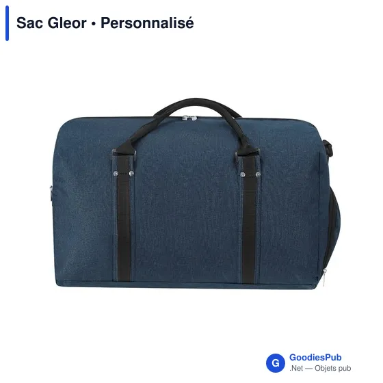 Sac de sport personnalisable Gleor avec logo - polyester recyclé - Image 11