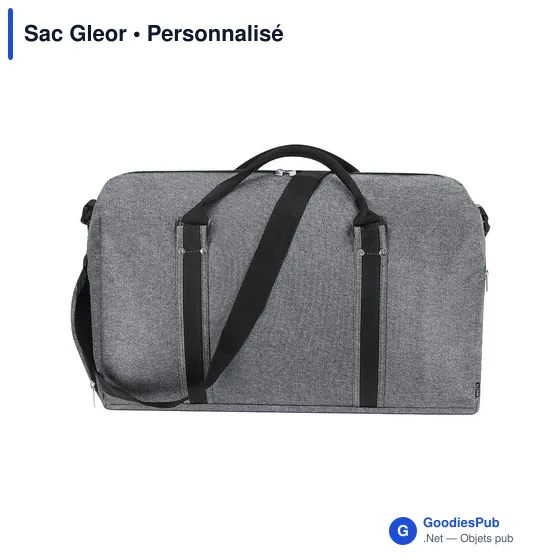 Sac de sport personnalisable Gleor avec logo - polyester recyclé - Image 7