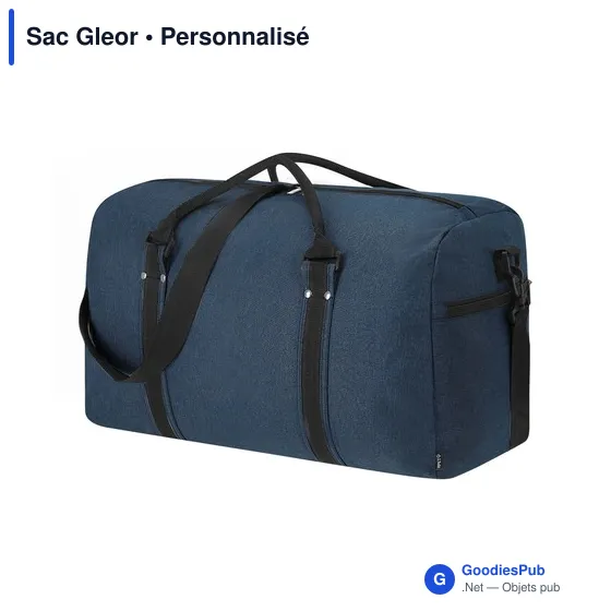 Sac de sport personnalisable Gleor avec logo - polyester recyclé - Image 10