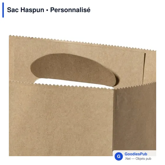 Sac Haspun personnalisable avec logo pour objets publicitaires - Image 3