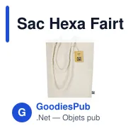 Sac Hexa Fairtrade - Miniature 1