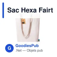Sac Hexa Fairtrade - Miniature 3