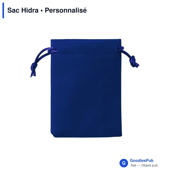 Sac Hidra personnalisable en suédine avec logo - Image 9