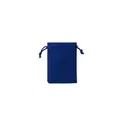 Variante bleu - Sac Hidra personnalisable en suédine avec logo