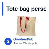 Tote bag personnalisable avec logo pour entreprises et événements - Miniature 5