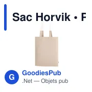 Sac shopping personnalisable Horvik avec logo en RPET recyclé - Miniature 3