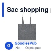 Sac shopping personnalisable Horvik avec logo en RPET recyclé - Miniature 9