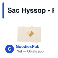 Sac Hyssop - Miniature 4