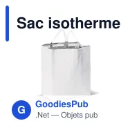 Sac isotherme personnalisable en non-tissé 32,5 x 19,5 x 39 cm avec logo - Cooler - Miniature 6