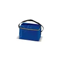 Variante Bleu - Sac isotherme personnalisable 6 canettes en polyester avec logo - Coloris