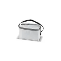 Variante Blanc - Sac isotherme personnalisable 6 canettes en polyester avec logo - Coloris