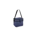 Variante Bleu foncé - Sac isotherme personnalisable à double compartiment 12 L avec logo - Gris ou noir