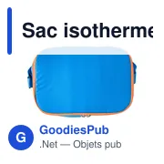 Sac isotherme auto-gonflable personnalisable avec logo - Aleah - Miniature 2