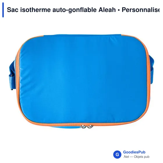 Sac isotherme auto-gonflable personnalisable avec logo - Aleah - Image 2