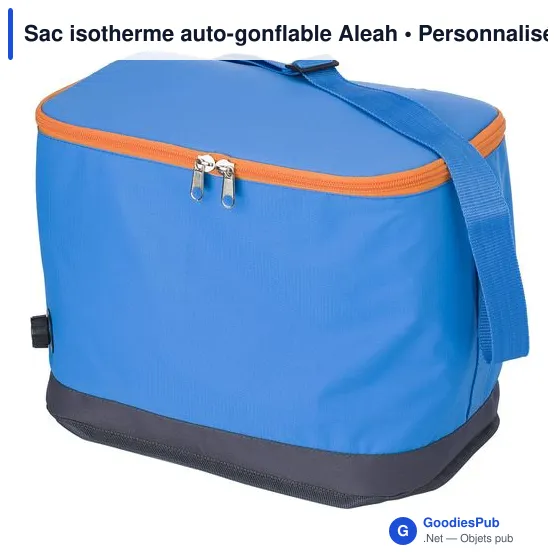 Sac isotherme auto-gonflable personnalisable avec logo - Aleah - Image 3