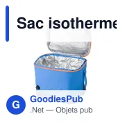 Sac isotherme auto-gonflable personnalisable avec logo - Aleah - Miniature 4