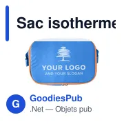 Sac isotherme auto-gonflable personnalisable avec logo - Aleah - Miniature 5