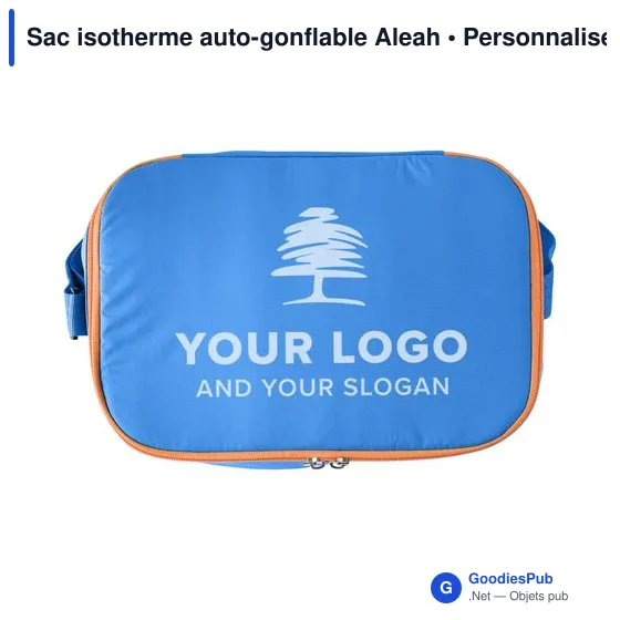 Sac isotherme auto-gonflable personnalisable avec logo - Aleah - Image 5