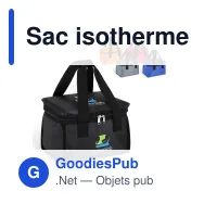 Sac isotherme personnalisable 11 L en polyester 420D avec logo - Cargo - Miniature 1