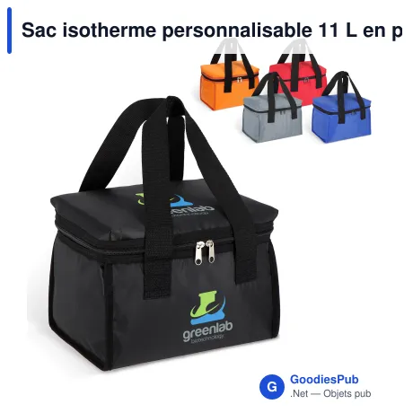 Sac isotherme personnalisable 11 L en polyester 420D avec logo - Cargo