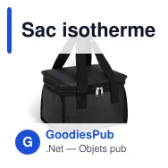 Sac isotherme personnalisable 11 L en polyester 420D avec logo - Cargo - Miniature 3