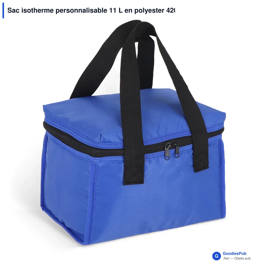 Sac isotherme personnalisable 11 L en polyester 420D avec logo - Cargo - Image 5