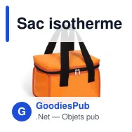 Sac isotherme personnalisable 11 L en polyester 420D avec logo - Cargo - Miniature 6