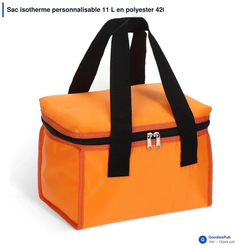 Sac isotherme personnalisable 11 L en polyester 420D avec logo - Cargo - Image 6
