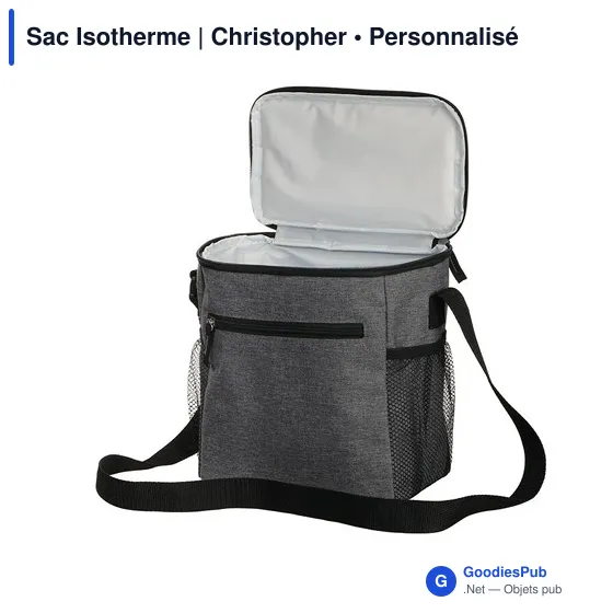 Sac isotherme personnalisable avec logo - Christopher - Image 1