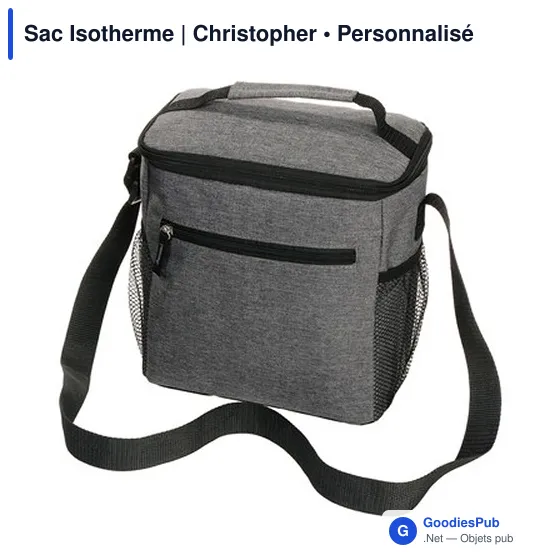 Sac isotherme personnalisable avec logo - Christopher - Image 3