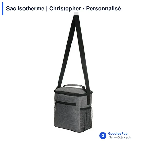 Sac isotherme personnalisable avec logo - Christopher - Image 4