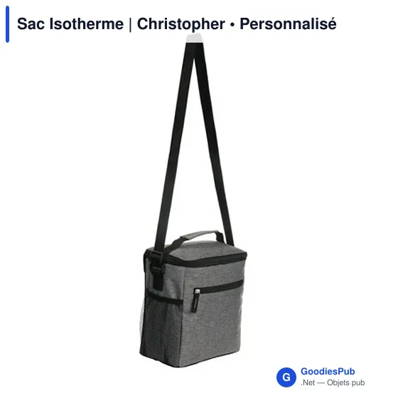 Sac isotherme personnalisable avec logo - Christopher - Image 5