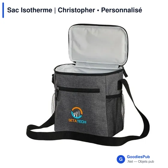 Sac isotherme personnalisable avec logo - Christopher - Image 7