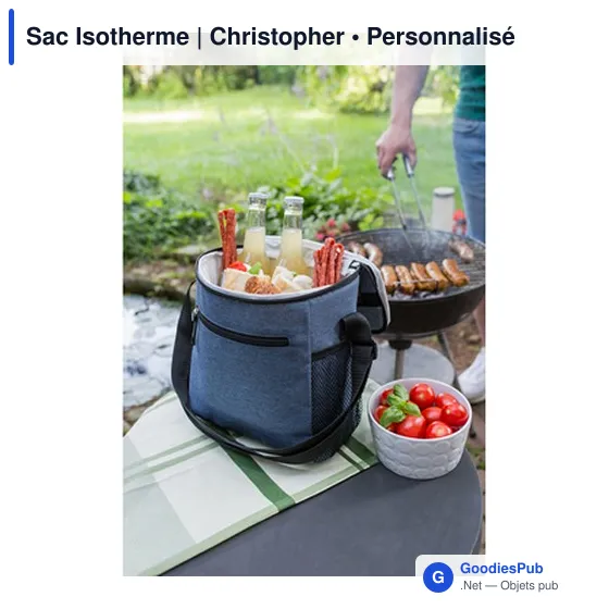 Sac isotherme personnalisable avec logo - Christopher - Image 9