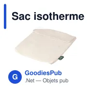 Sac isotherme personnalisable en chanvre Siegfried avec logo - Miniature 4