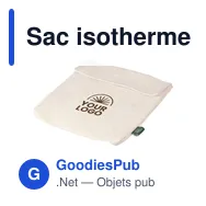Sac isotherme personnalisable en chanvre Siegfried avec logo - Miniature 6