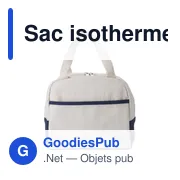 Sac isotherme personnalisable en coton avec logo - Alex - Miniature 7