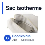 Sac isotherme personnalisable en coton avec logo - Alex - Miniature 10