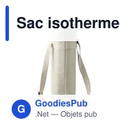 Sac isotherme en coton recyclé 270 g/m² Eugene - Miniature 9