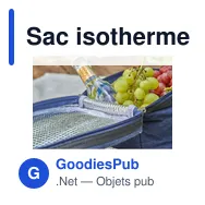 Sac isotherme personnalisable en denim avec logo - Franz - Miniature 6