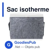 Sac isotherme personnalisable en feutre rPET avec logo - Mason - Miniature 1