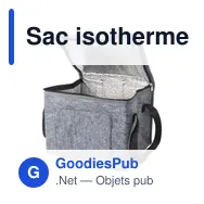 Sac isotherme personnalisable en feutre rPET avec logo - Mason - Miniature 3